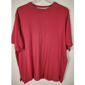 Left Coast Tee Red Cotton Pima Crew Neck T-Shirt‎ Size XL California